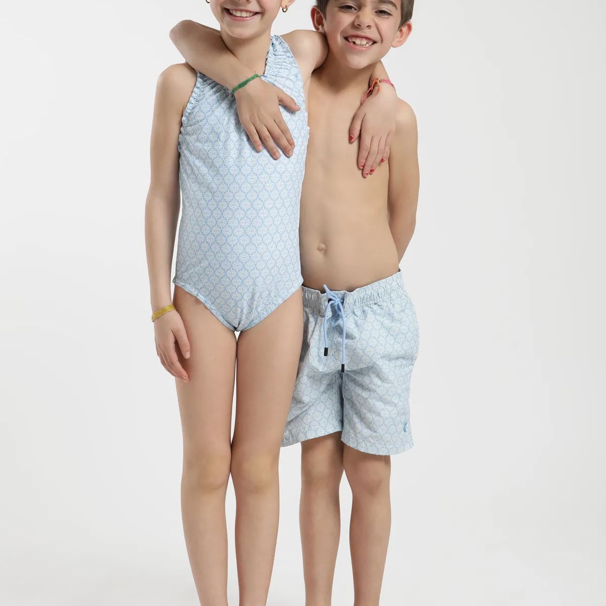 FROENS - Traje de Baño Kids Classic Boy Vintage -Nylon Reciclado