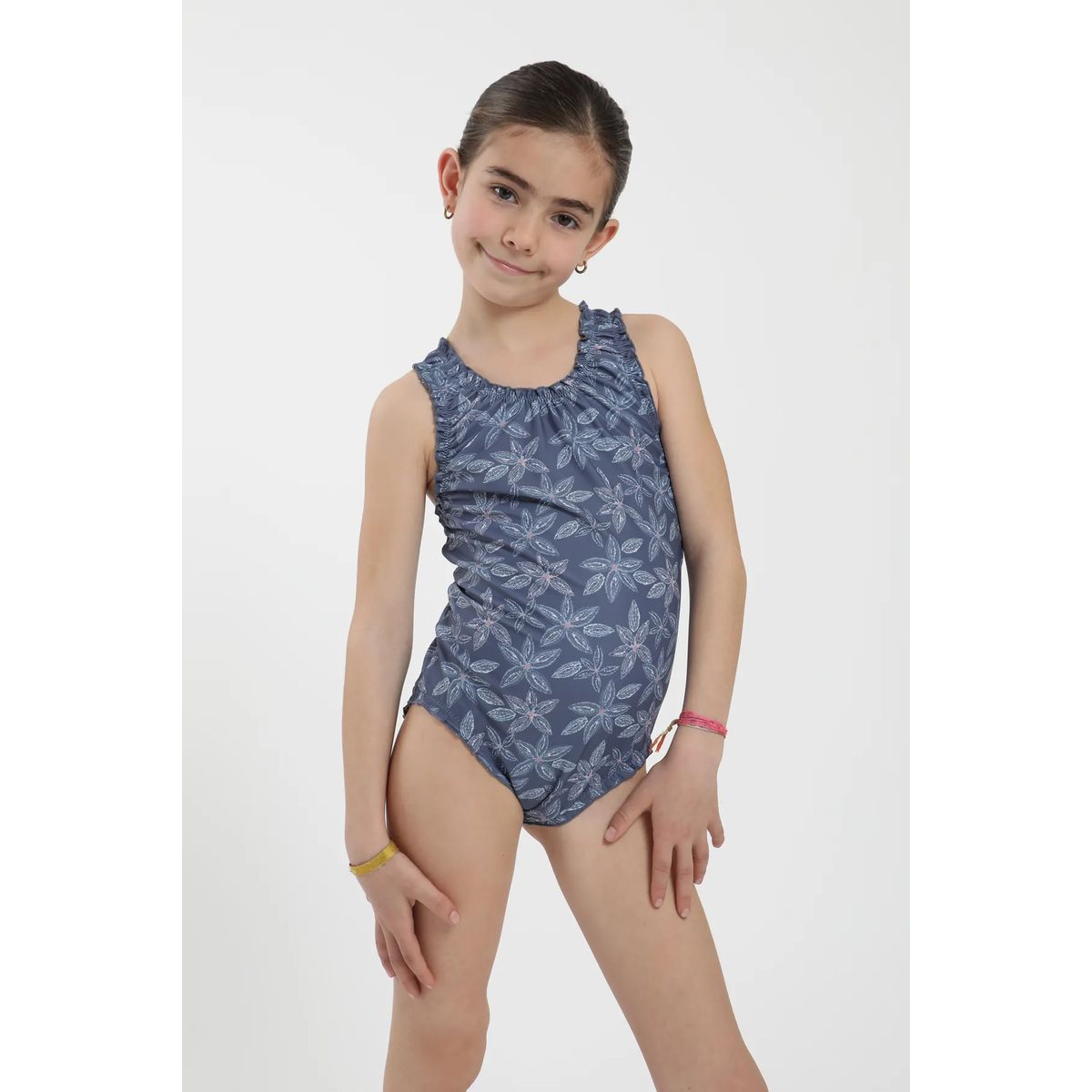 FROENS - Traje de Baño Kids Classic Girl Hojas