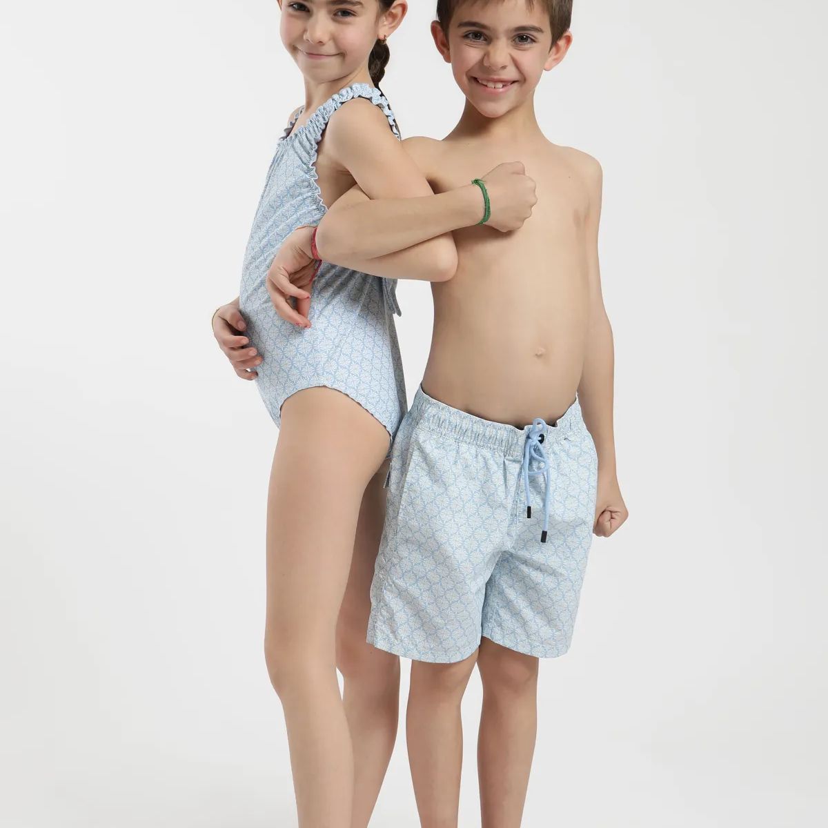 FROENS - Traje de Baño Kids Classic Girl Hojas