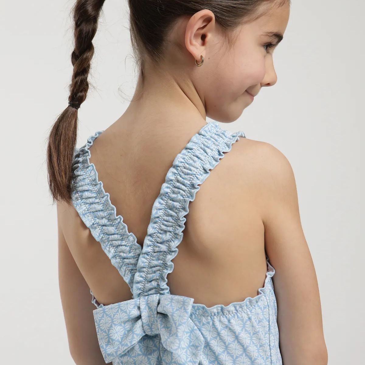 FROENS - Traje de Baño Kids Classic Girl Hojas