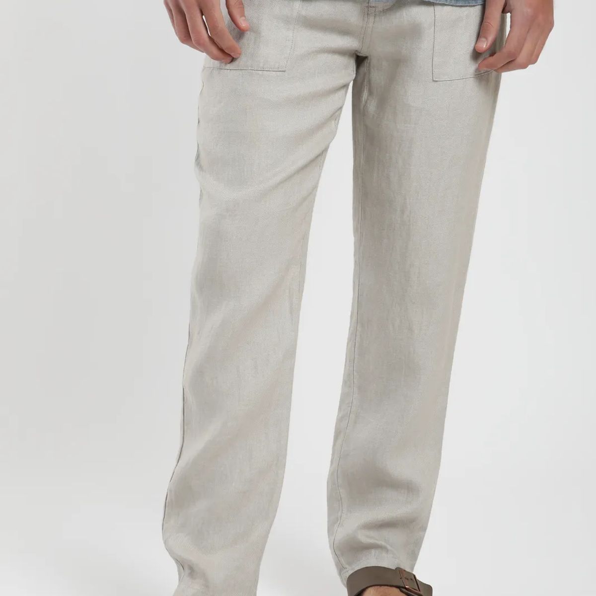 FROENS - Pantalon Lino Hombre -Lino
