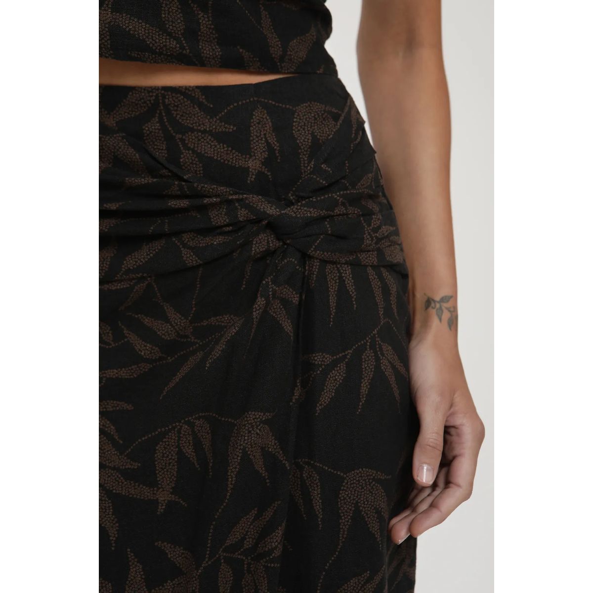 FROENS - Falda Larga Amber Mujer -Lino