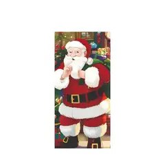 GENERICO - Funda Elásticada Cubierta Para Puertas Decoración Navideña