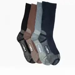 GARSIL - Pack 3 Calcetin Hombre Cobre Y Bambu Diabetico Interior Toalla Sin Costura