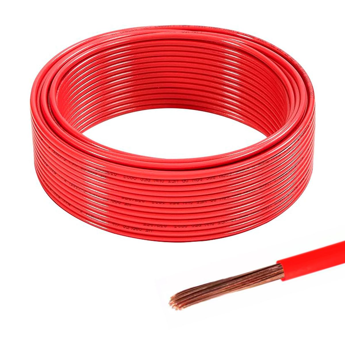 NACIONAL - Cable Eva 4mm Libre De Halógeno (pack 3 Rollos De 50mts)