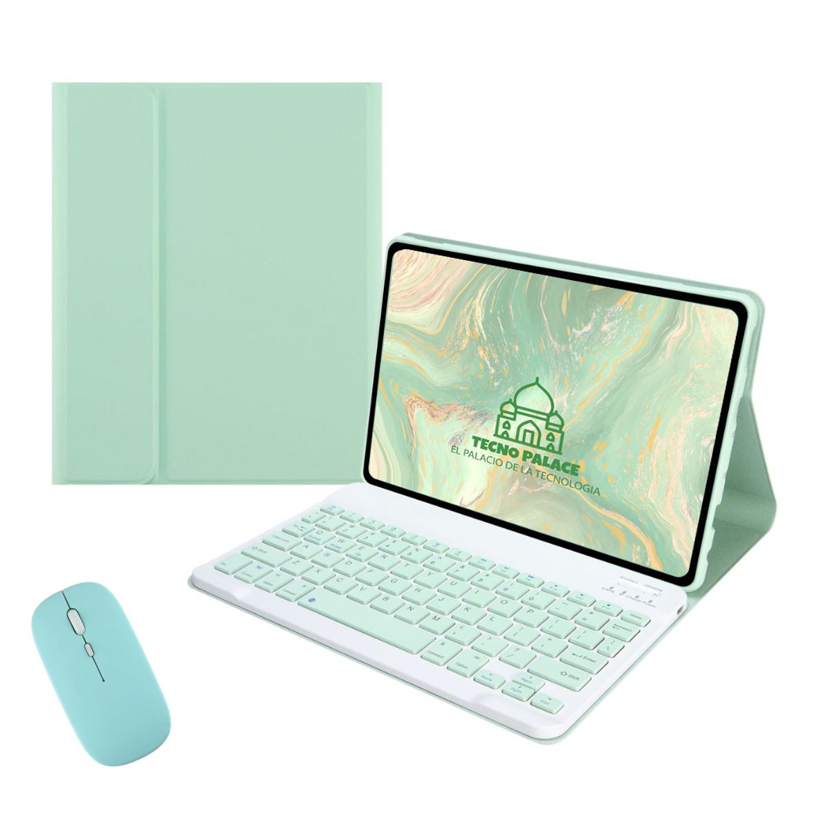 GENERICO - Fundas Con Teclado y Mouse Para Galaxy Tab S10Fe Plus 13.1 " - letra Ñ