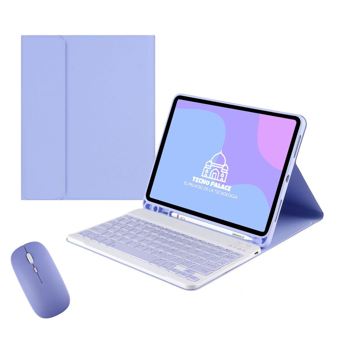 GENERICO - Fundas Con Teclado y Mouse Para Galaxy Tab S10Fe Plus 13.1 " - letra Ñ