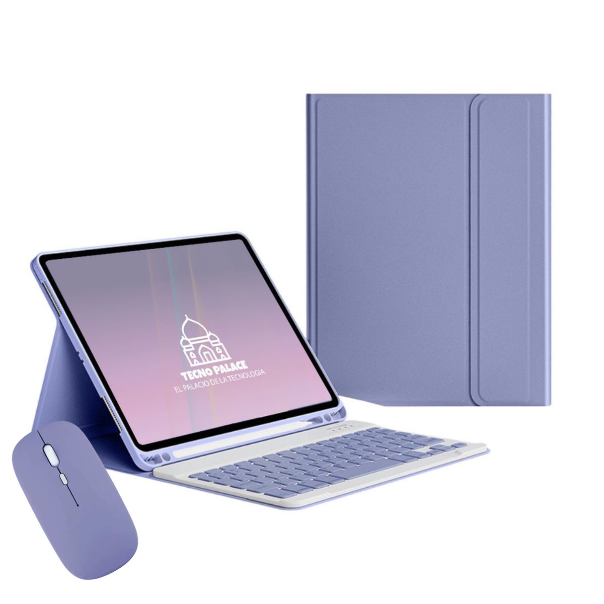 GENERICO - Fundas Con Teclado y Mouse Para Galaxy Tab S10Fe Plus 13.1 " - letra Ñ