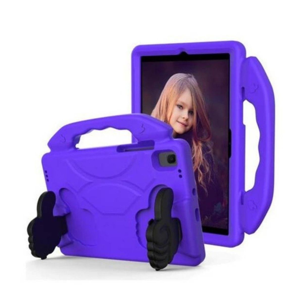 GENERICO - Carcasa Niños Antigolpes Para Tablet Samsung S10 Lite 10.9 Morado