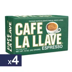 LA LLAVE - Café Espresso Molido 4 un x 248 g Kiosclub