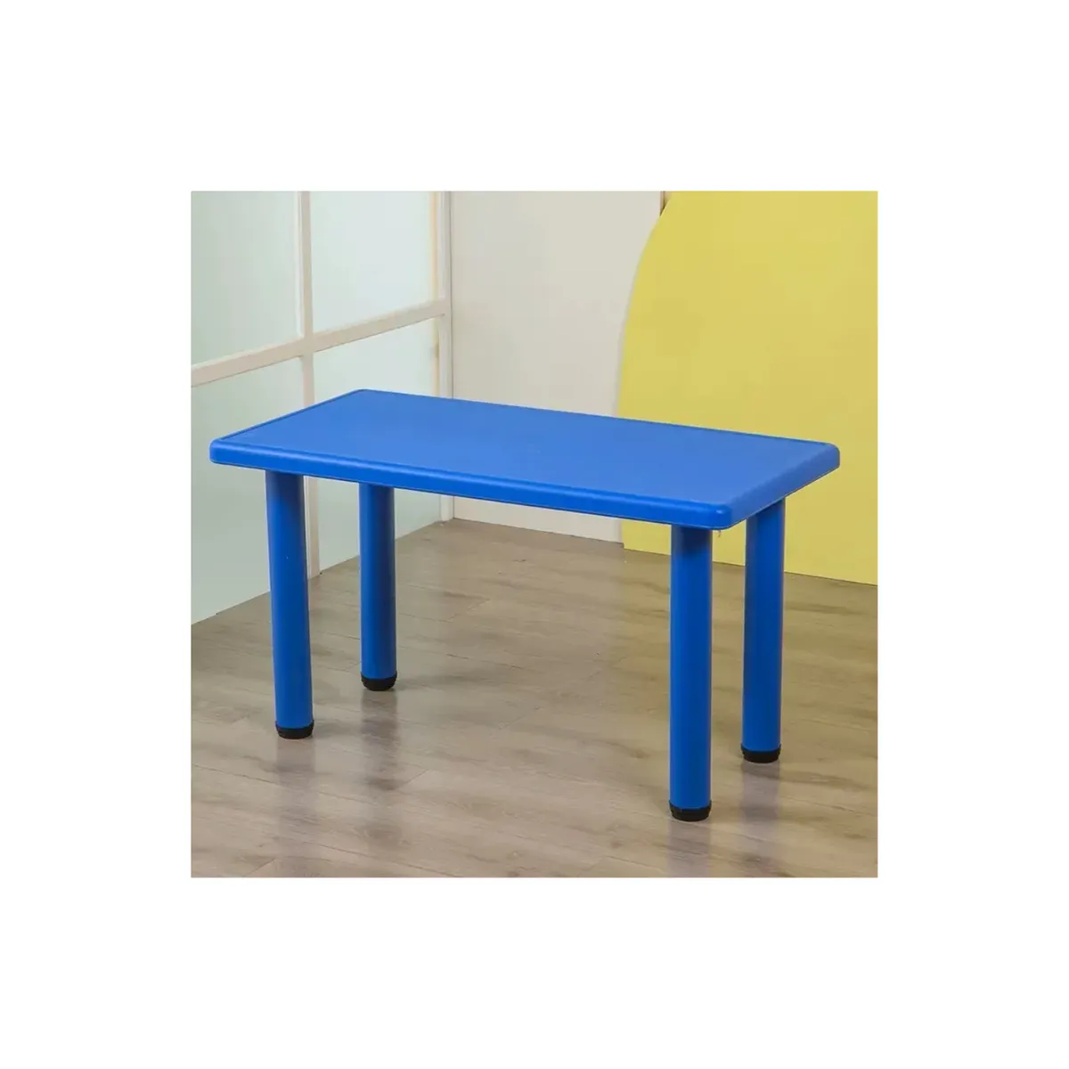 Mesa Plastica Infantil Rectangular Mesas Niños 120x50cm Azul, marca GENERICO - Foto 2