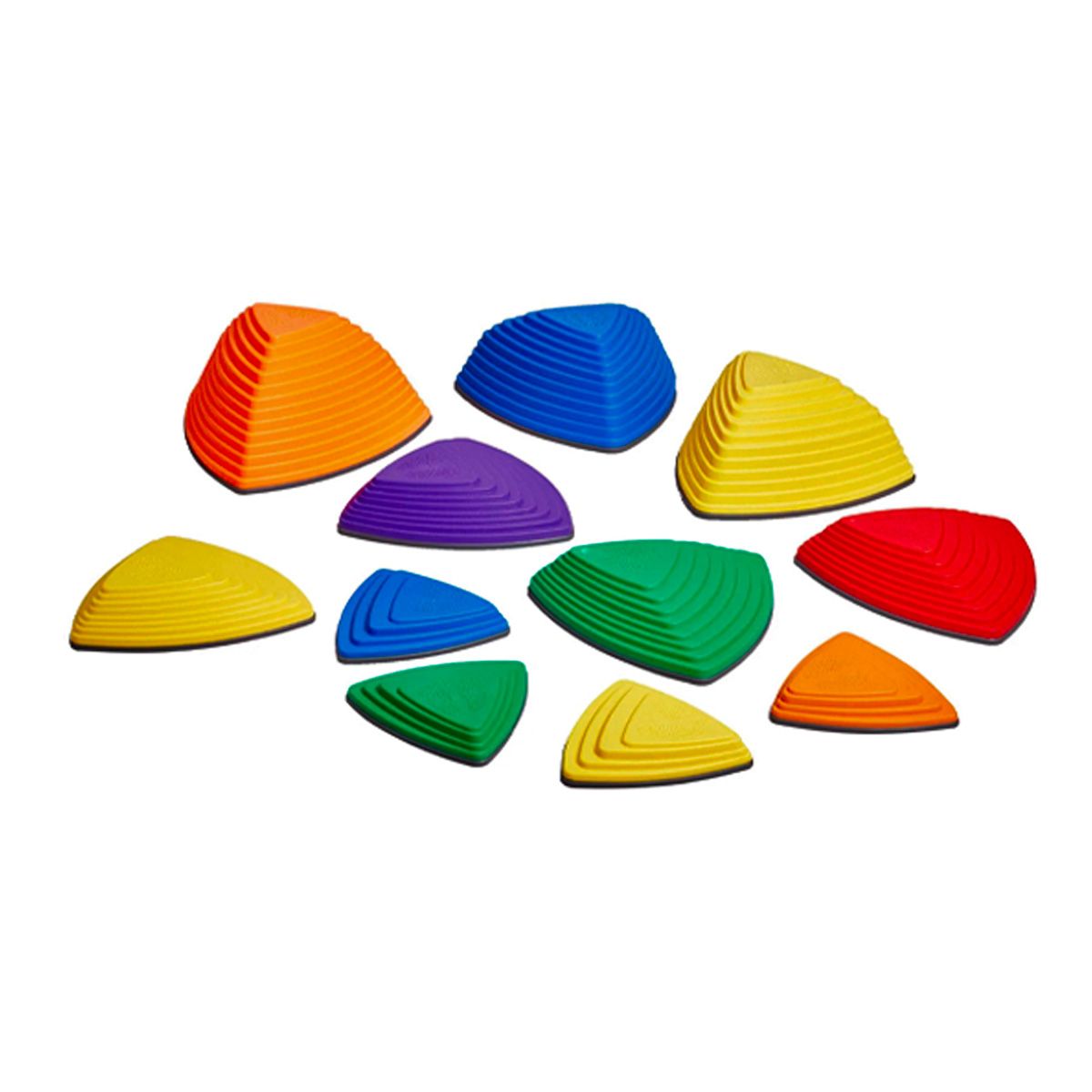 SDFIT - Piedras De Rio Equilibrio Niños Anti Deslizantes Set De 11x 11 Xz-ghs-004