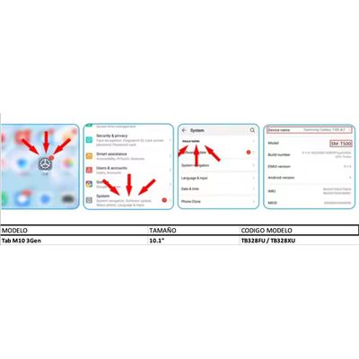 Imagen 2 del producto Fundas Con Teclado y Mouse Para Lenovo Tab M10 3 Gen - letra Ñ