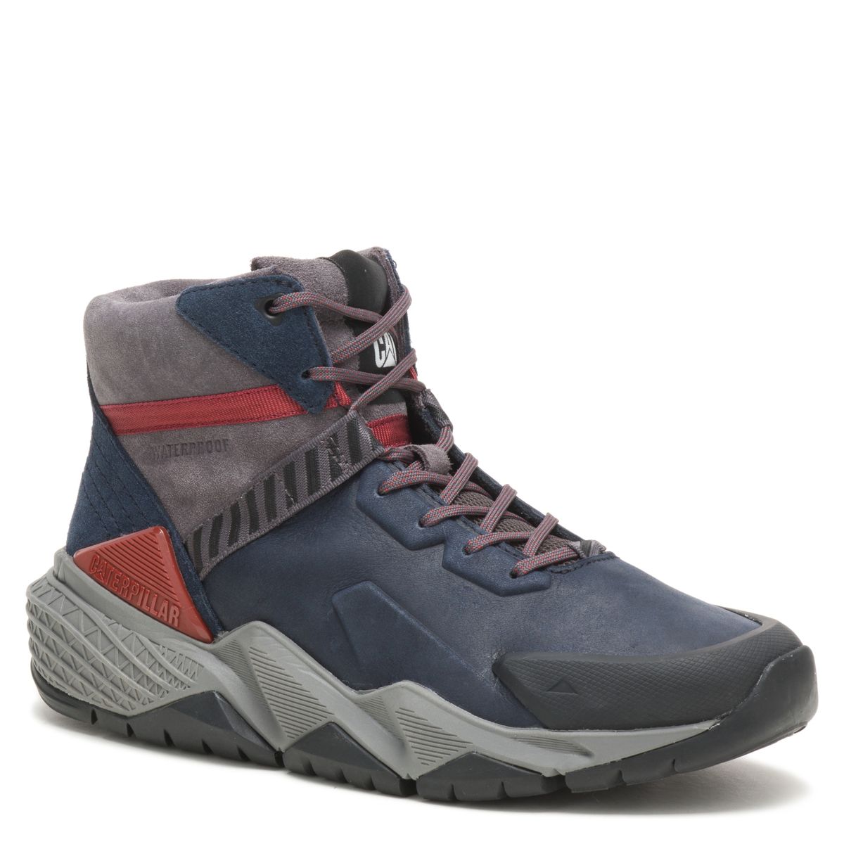 CAT - Cat Botin Hombre Cuero Azul