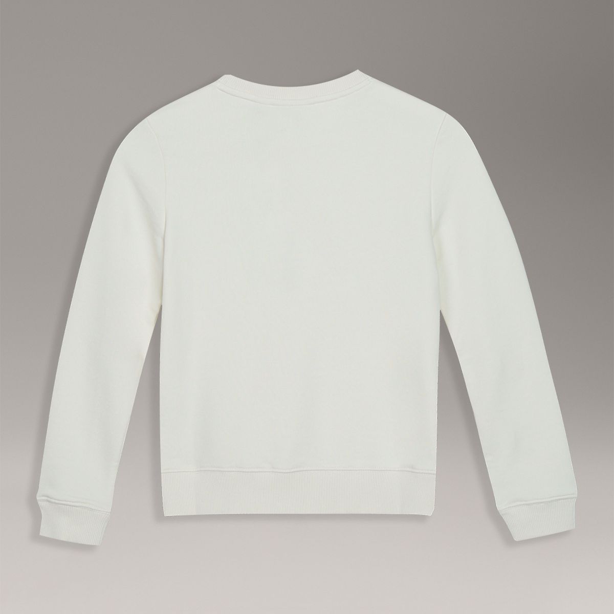 CALVIN KLEIN - Polerón Unisex Mono Mini Badge Beige Calvin Klein