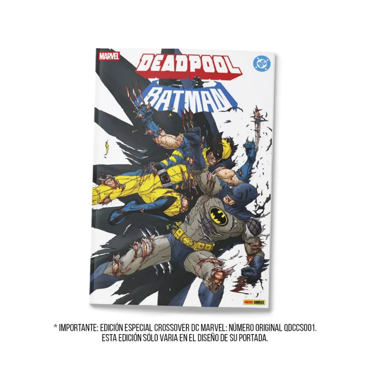 PANINI CHILE - Deadpool - Batman - Portada Variante Steve McNiven