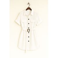 Vestido Camisero Largo Mujer Casual