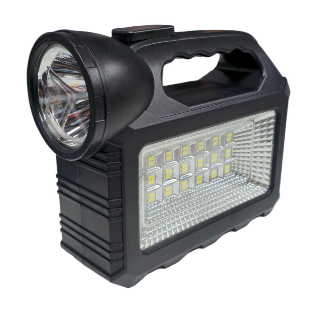 GENERICO - LINTERNA RECARGABLE SOLAR 80WT CON 3 AMPOLLETAS IDEAL CAMPING O EMERGENCIA