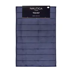 NAUTICA - Alfombra de baño Home 50x80cm coralina ultra suave azul