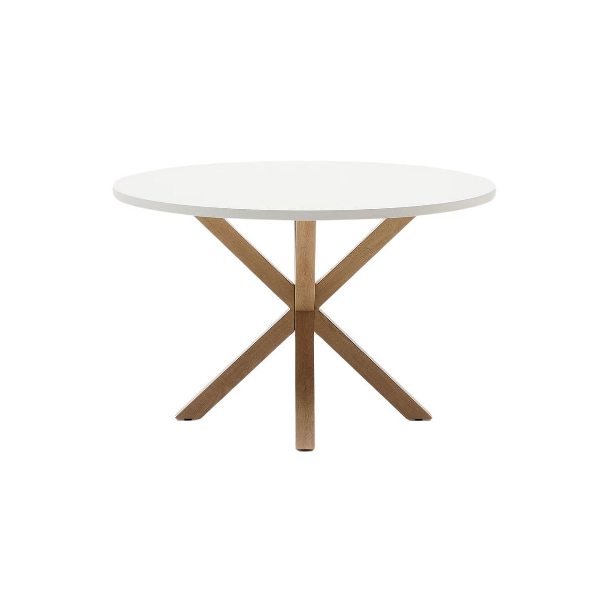 HABITA2 CHILE - Mesa de comedor en MDF redonda Nordic Negra- 120 cm