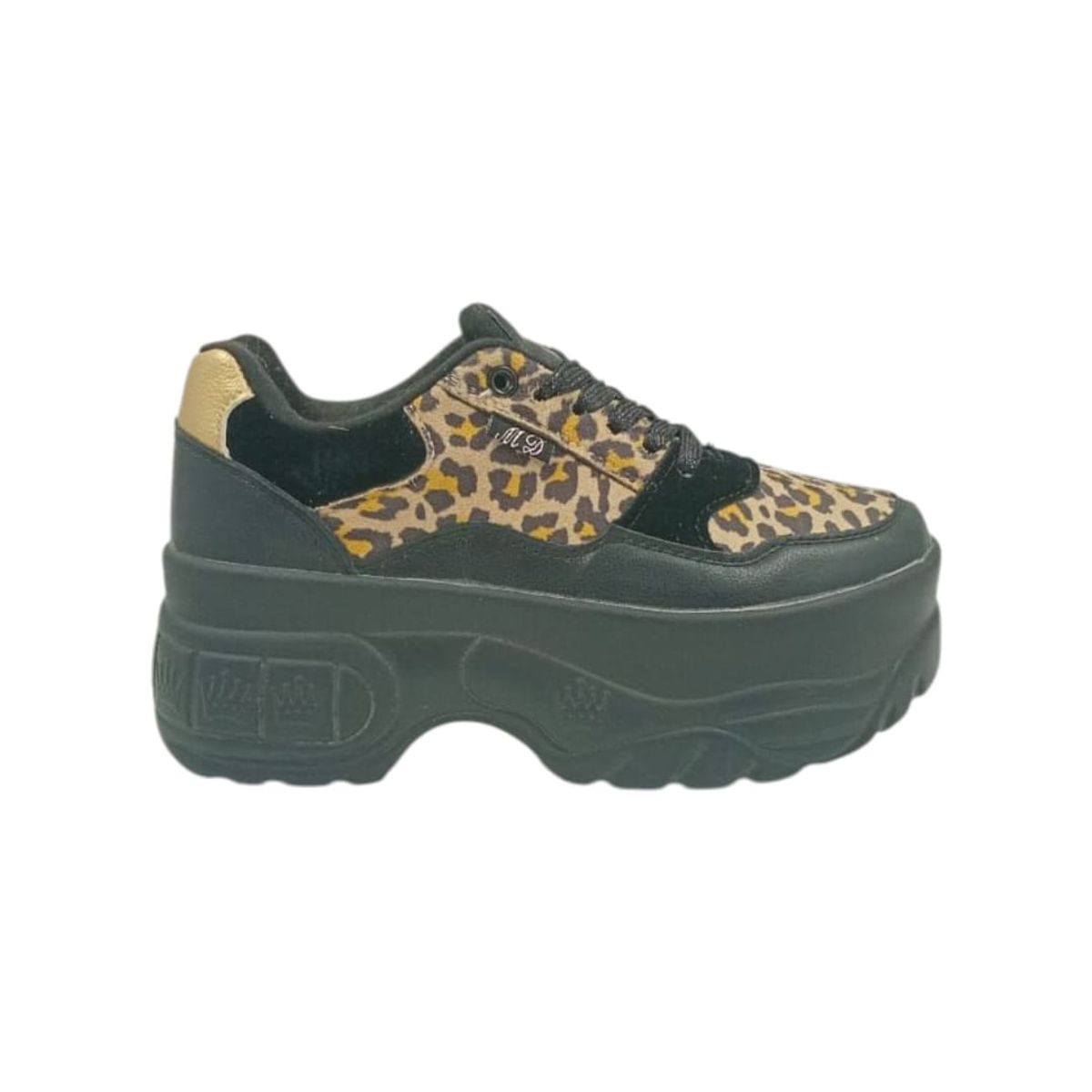 HERIEL - Zapatilla Negra Print Mujer