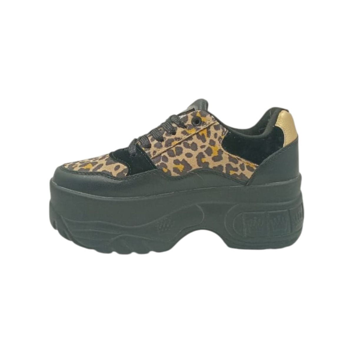 HERIEL - Zapatilla Negra Print Mujer