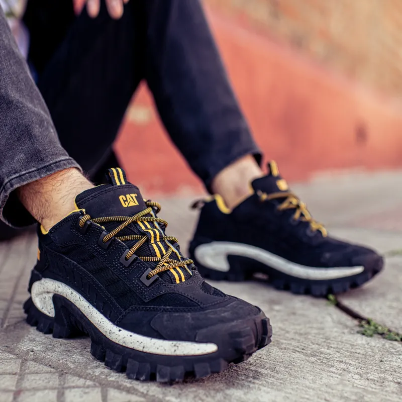 Zapatos Caterpillar Hombre Zapatillas Caterpillar Intruder Hombre Blancas  Y Azules Con Estilo Chunky Zapatillas Caterpillar Intruder Hombre Blancas 