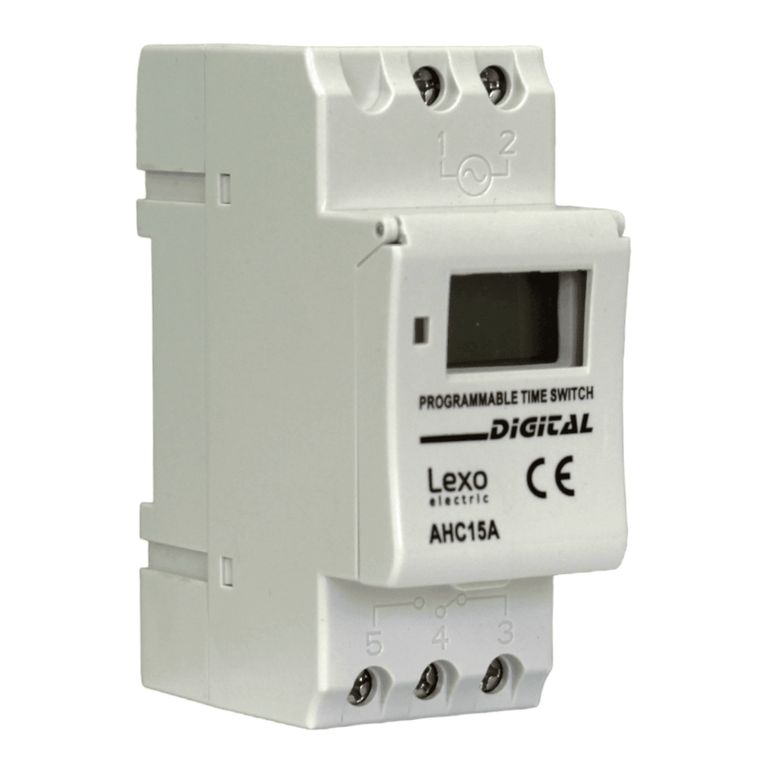 LEXO Temporizador Timer Digital Programable 220v Riel - Lexo ...