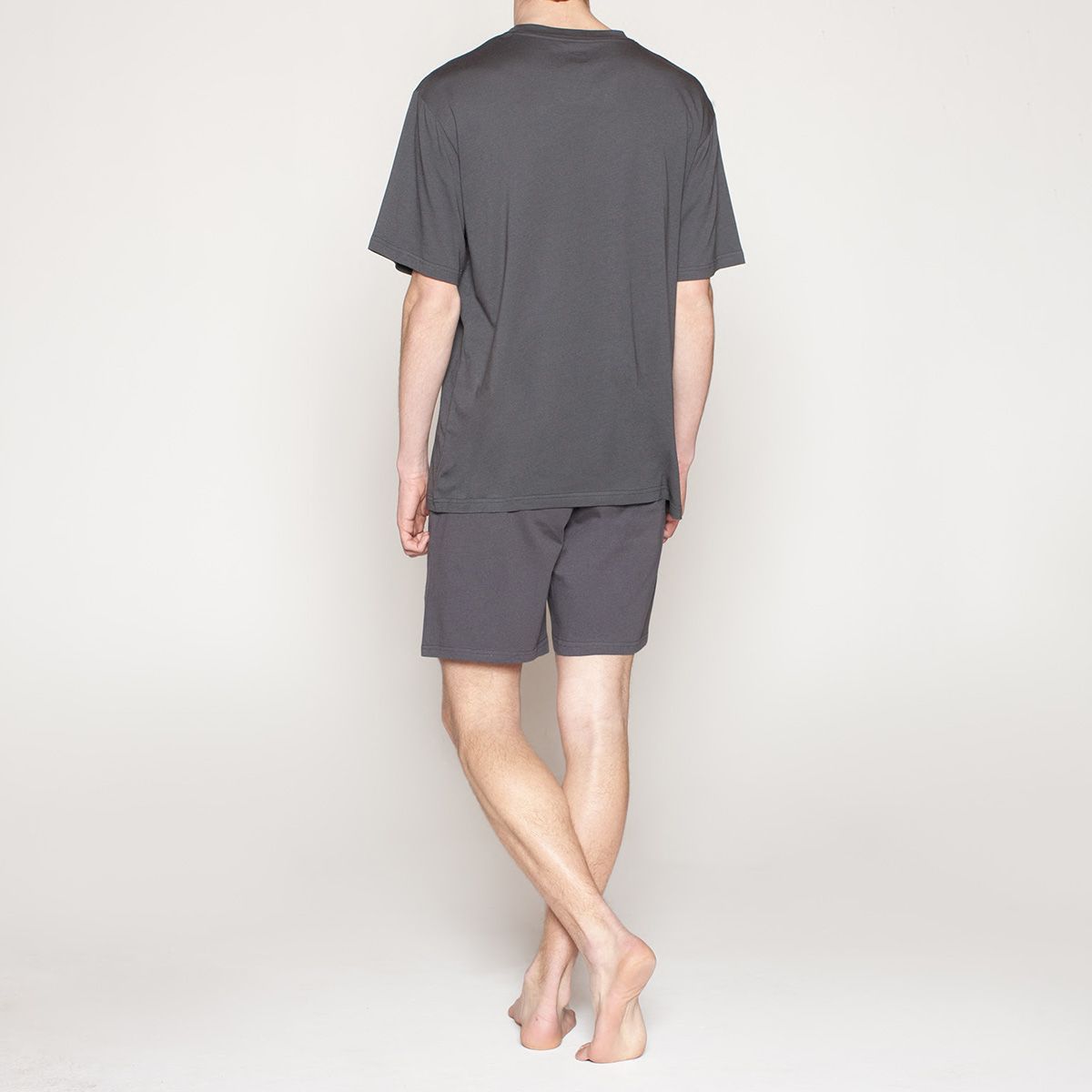 MONARCH - Pijama Hombre 2 Pzas Liso Cuello Redondo Monarch