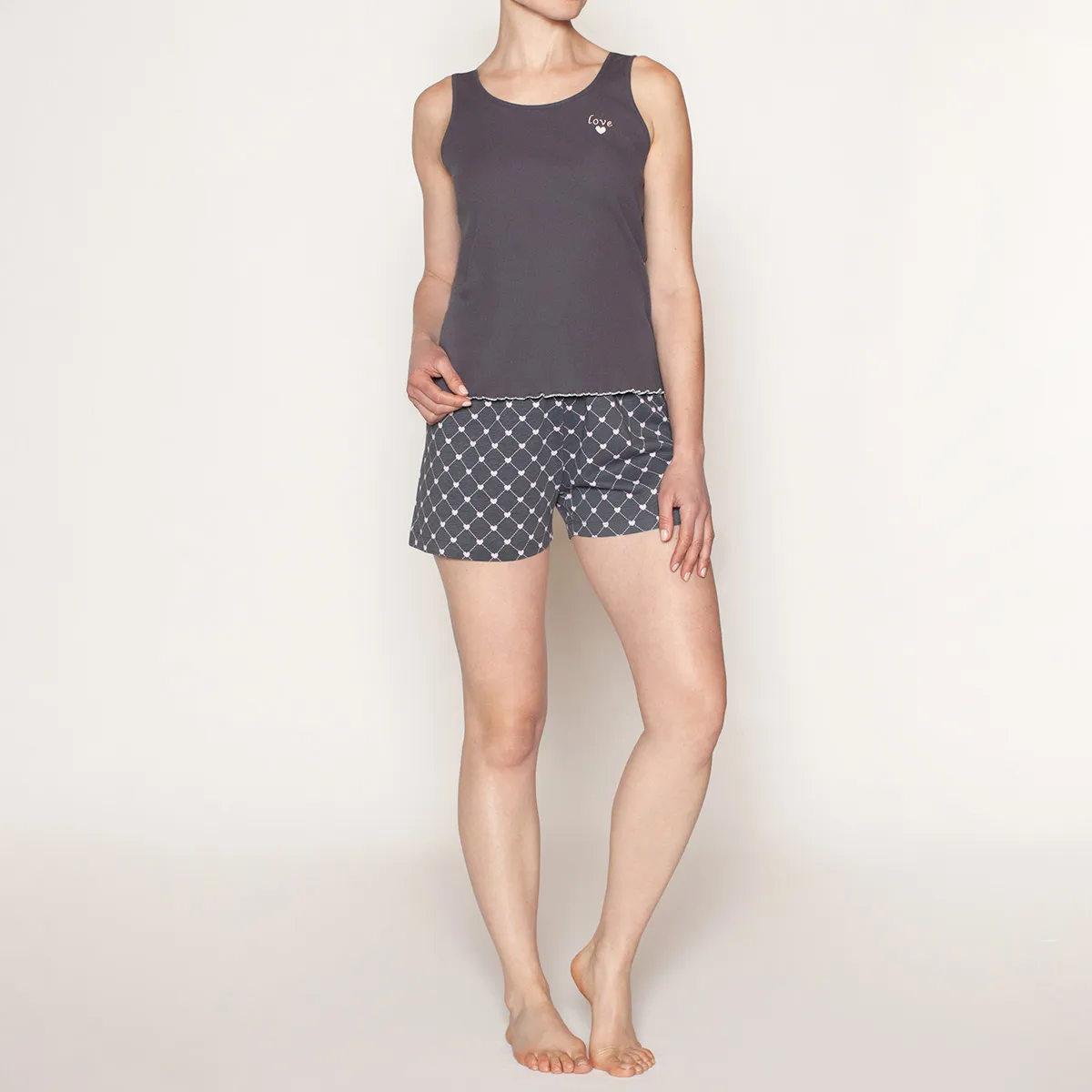 MONARCH - Pijama Mujer 2 Pzas Musculosa Monarch