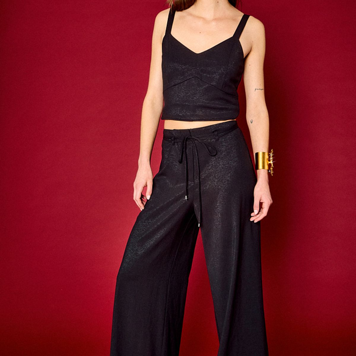 IO - Pantalon Mujer Negro Io