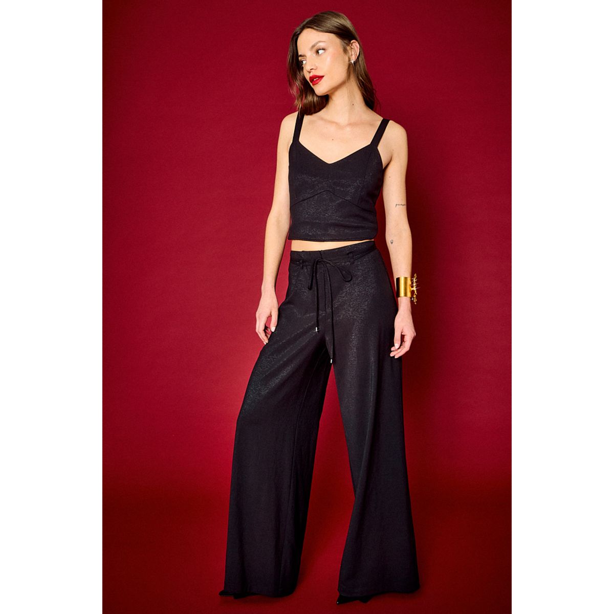 IO - Pantalon Mujer Negro Io