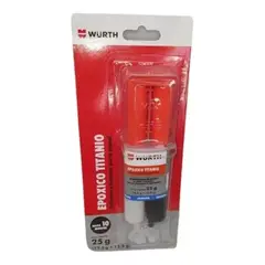 METALFER - Adhesivo Liquido Para Metal Epóxico Titanio 25gr Wurth