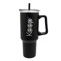 KEEP - Mug Termico Negro 40 Oz 1182 Ml