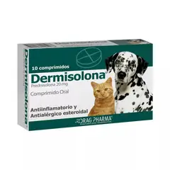 DRAG PHARMA - Dermisolona 10 Comprimidos