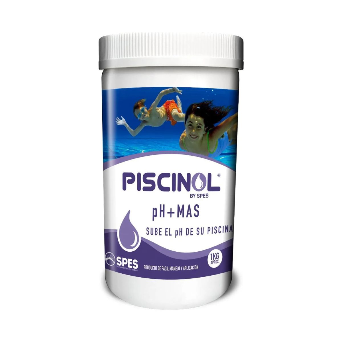 PISCINOL - Sube pH para Piscina 1kg  pH+MÁS Piscinol