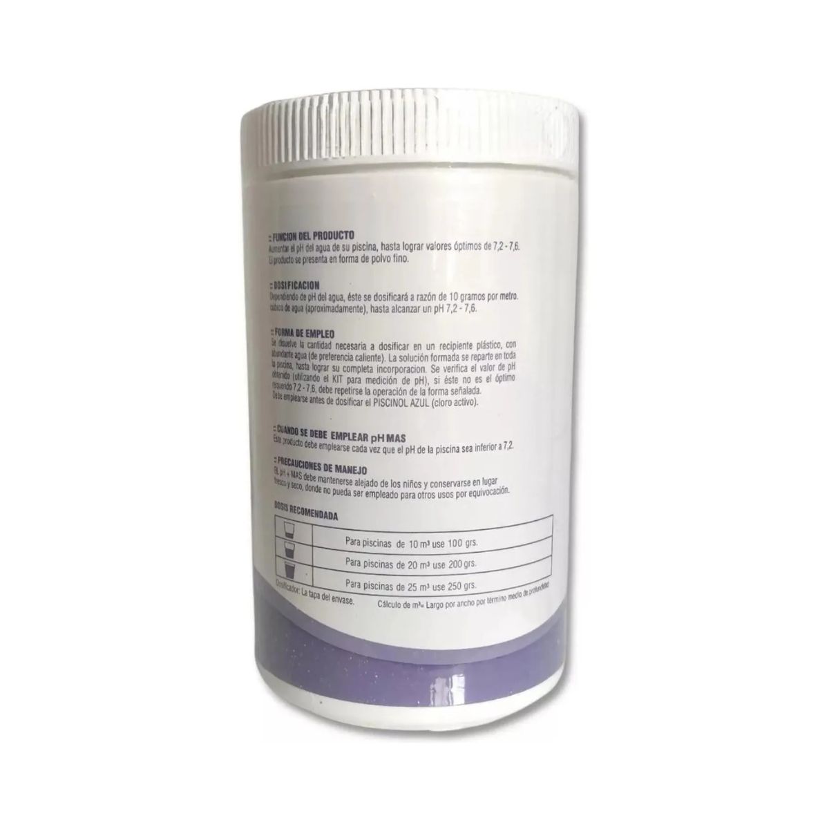PISCINOL - Sube pH para Piscina 1kg  pH+MÁS Piscinol