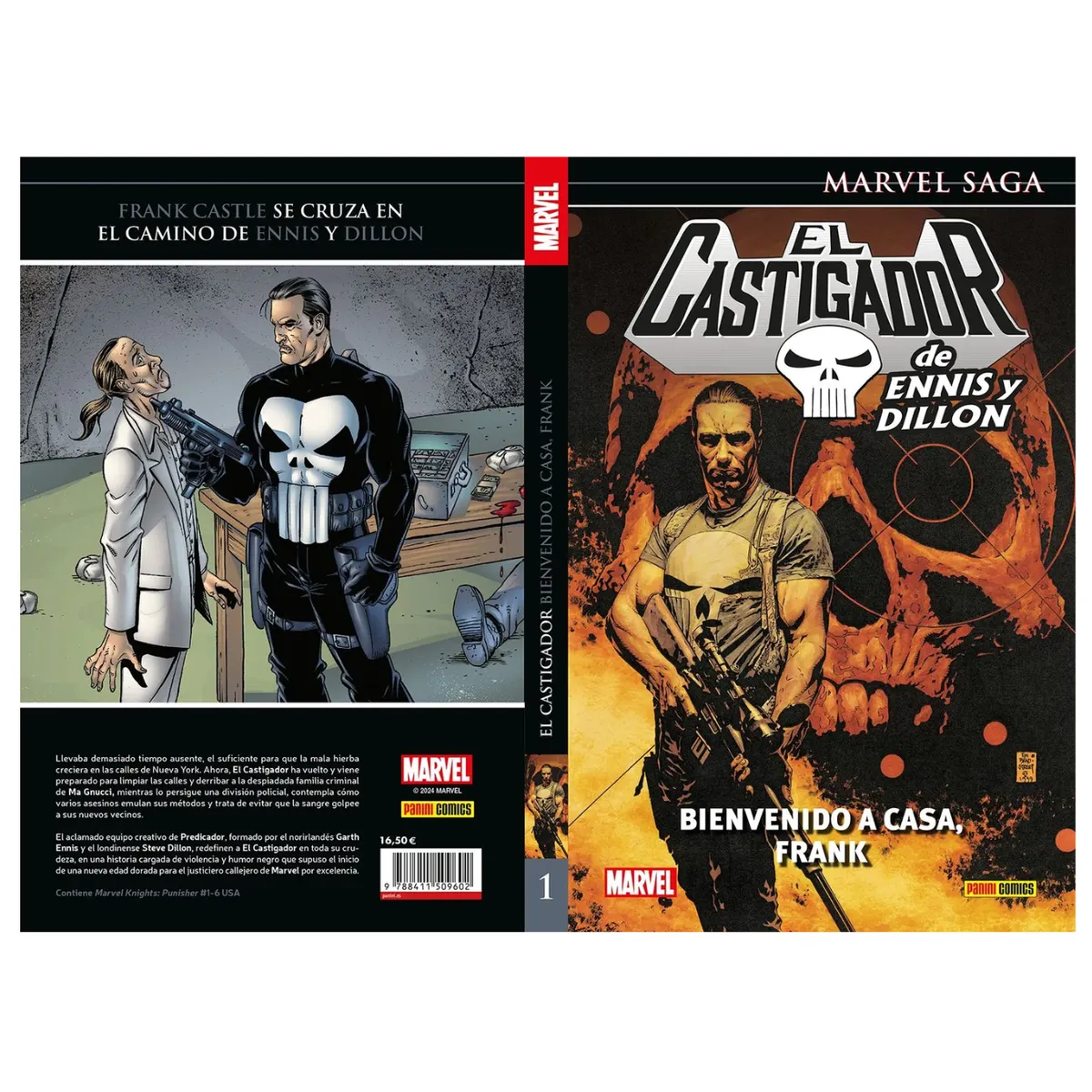 PANINI - Marvel Saga - El Castigador de Ennis y Dillon N°1