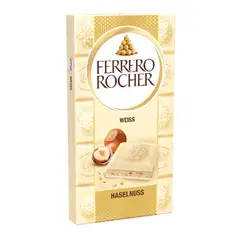 FERRERO ROCHER - Chocolate Blanco Avellana 90 g