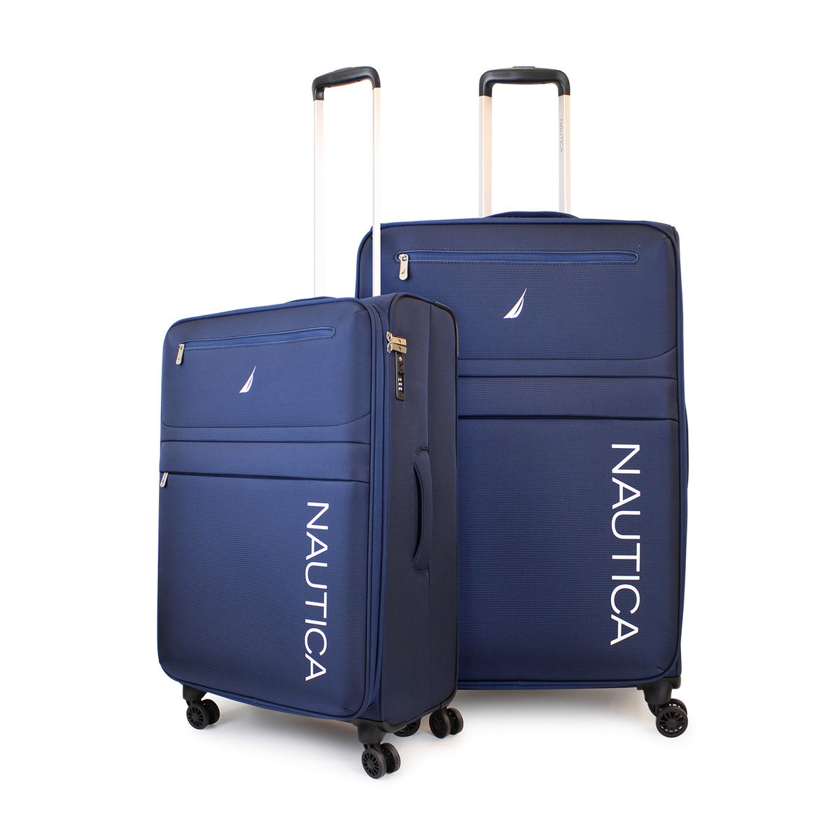 NAUTICA - Pack 2 maletas blanda de tela M+L Nautica Munich 20k y 23k azul