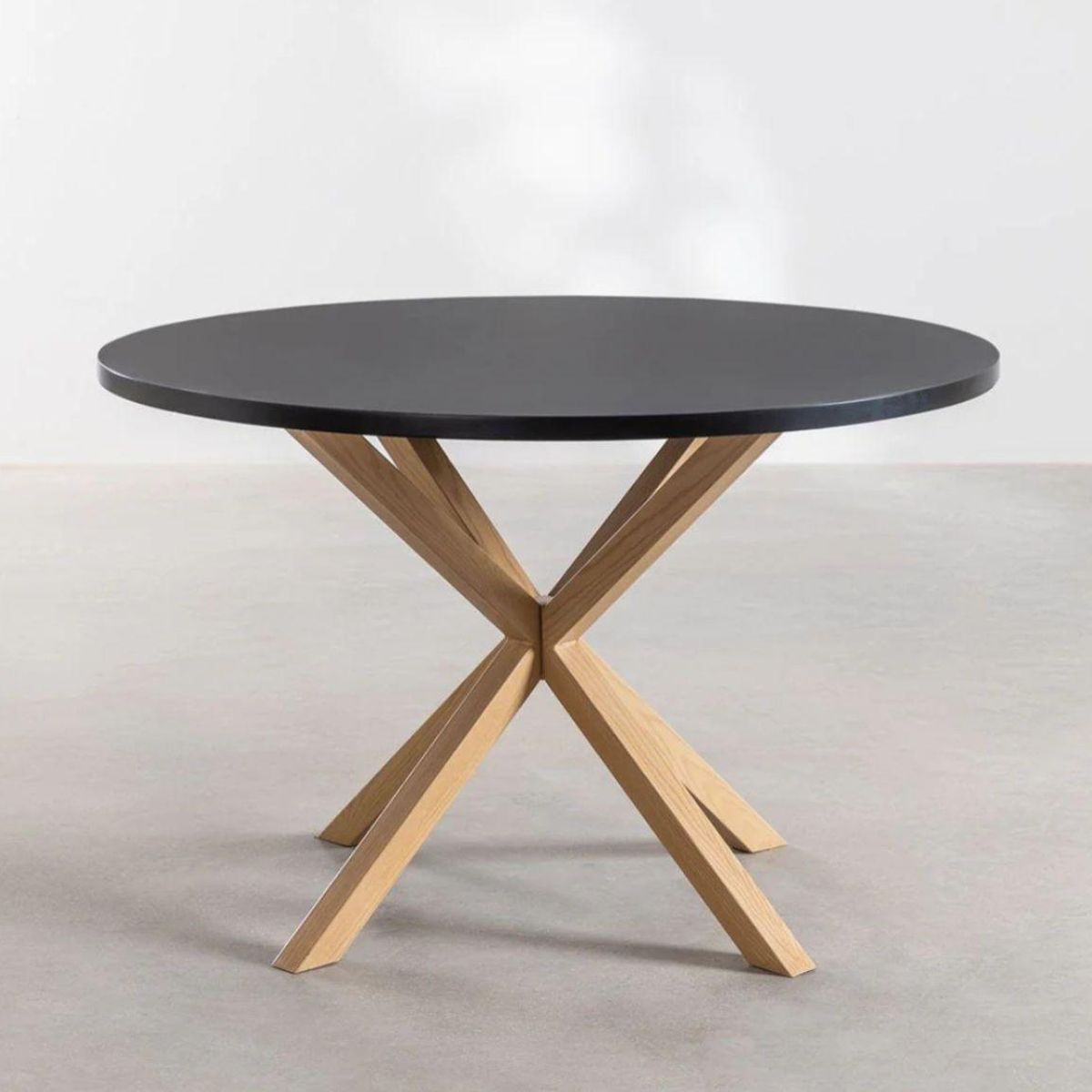 HABITA2 CHILE - Mesa de comedor en MDF redonda Nordic - 100 cm