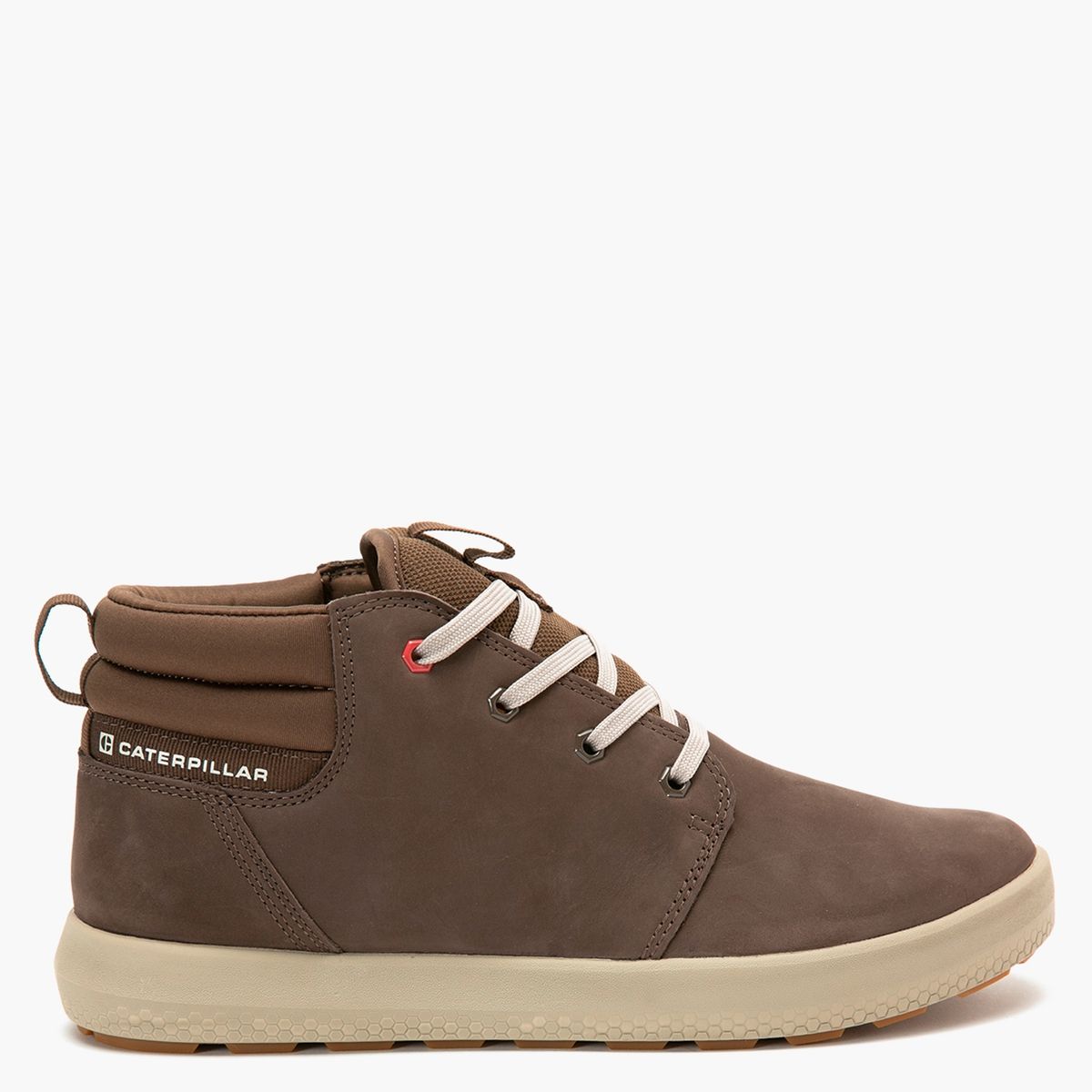 CAT - Proxy Mid Zapatilla Urbana Hombre Cuero Café Cat