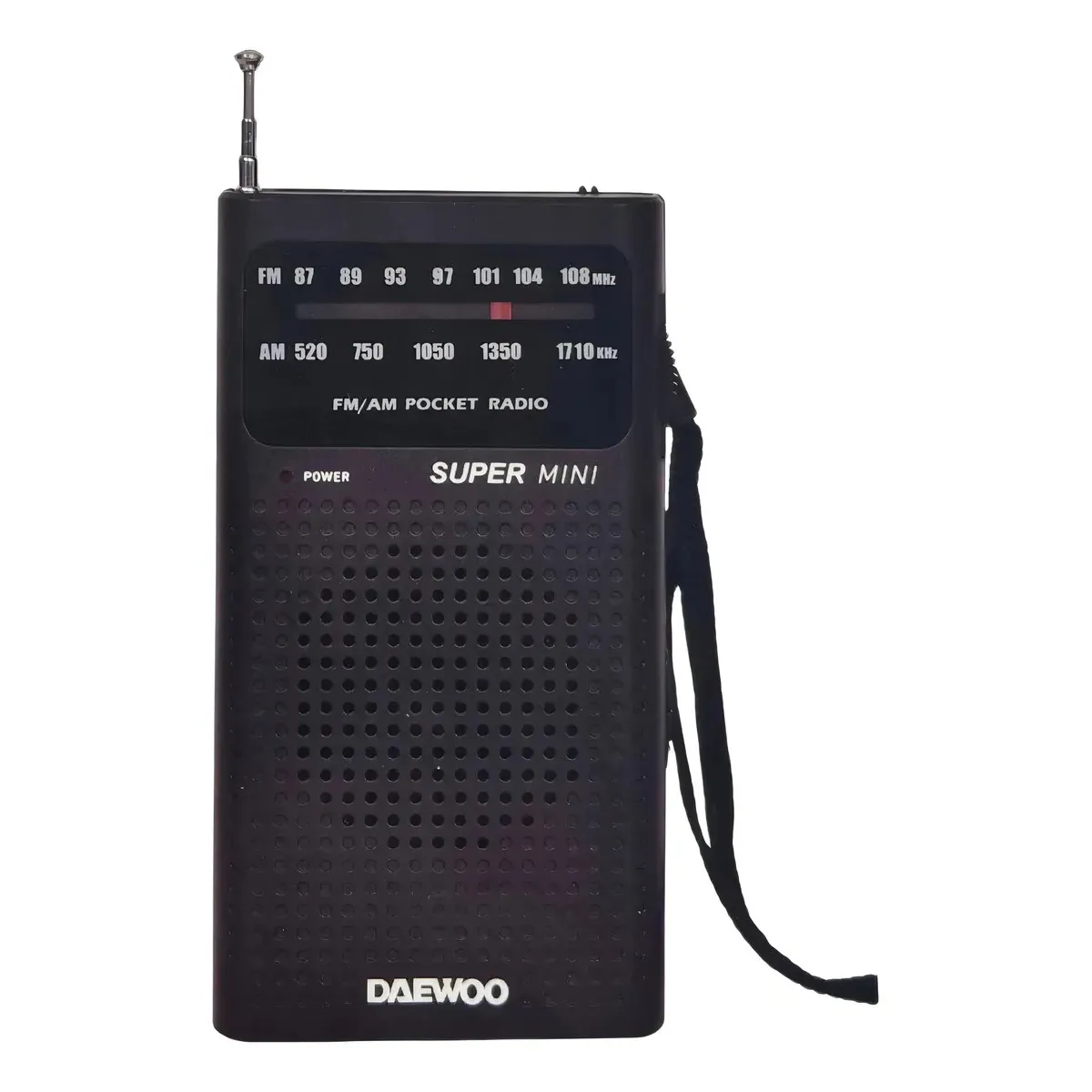 DAEWOO - Radio De Bolsillo 2 Banda Am/fm Negro Daewoo Di-213