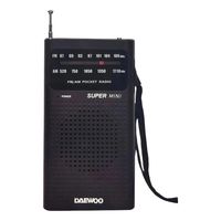 Radio De Bolsillo 2 Banda Am/fm Negro Di-213