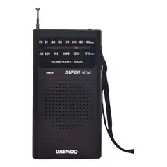 DAEWOO - Radio De Bolsillo 2 Banda Am/fm Negro Di-213