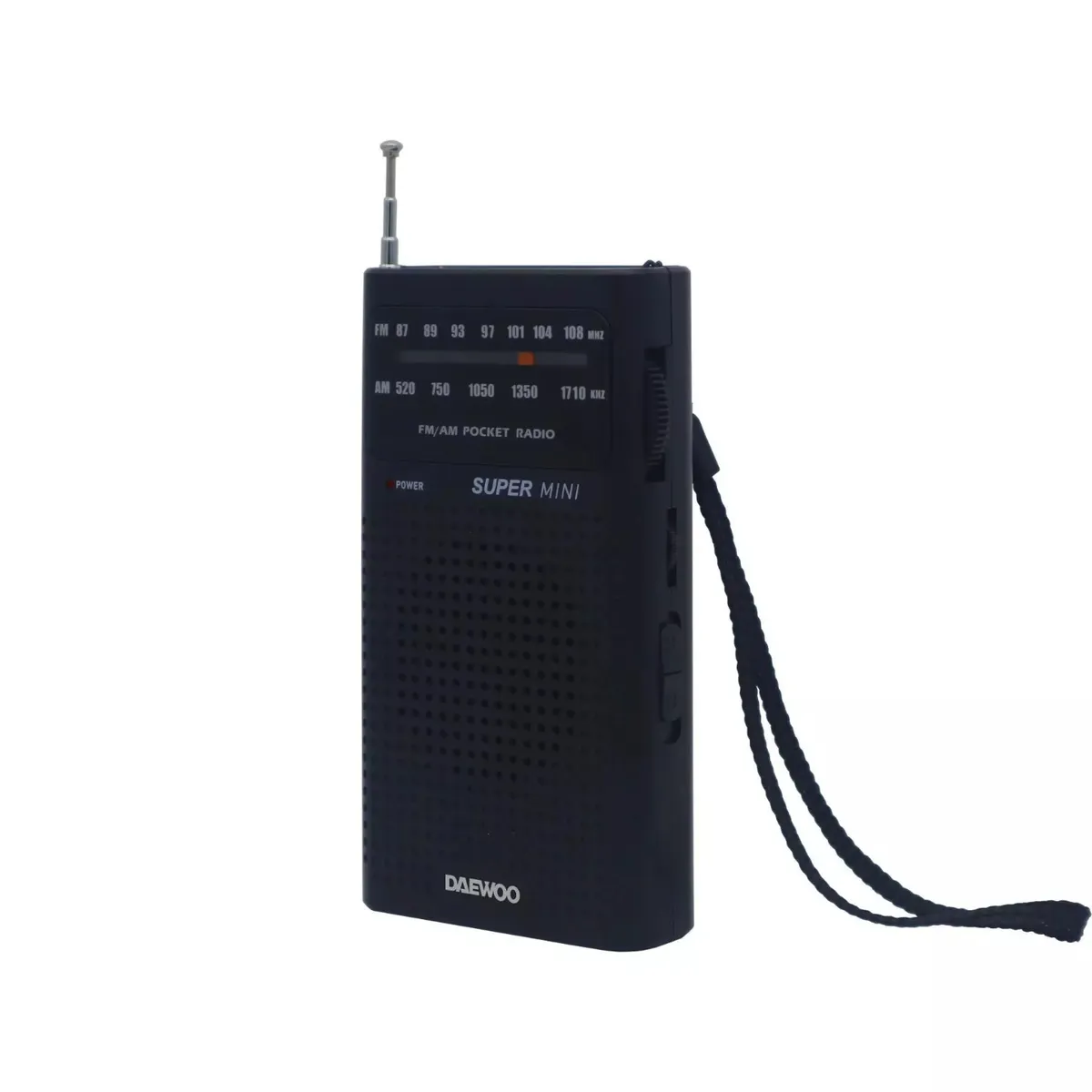 DAEWOO - Radio De Bolsillo 2 Banda Am/fm Negro Daewoo Di-213