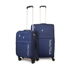 NAUTICA - Pack 2 maletas de tela S+M Munich 10k y 20k azul
