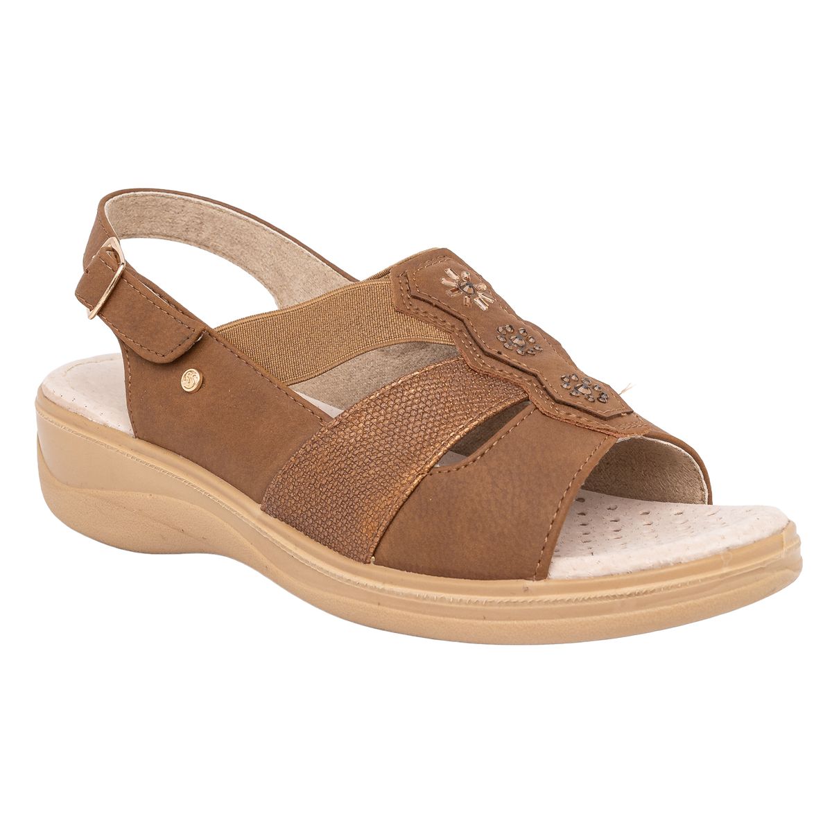 PASSER - Sandalia Mujer Caramelo Emer Passer