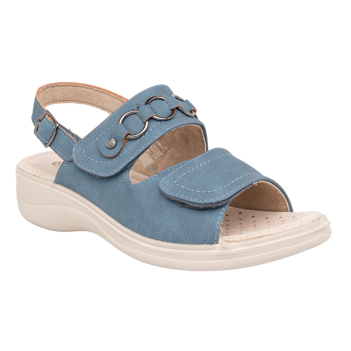 PASSER - Sandalia Mujer Azul Eyre Passer