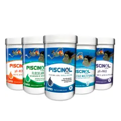 PISCINOL - Kit Tratamiento Premium para Piscina 5 en 1